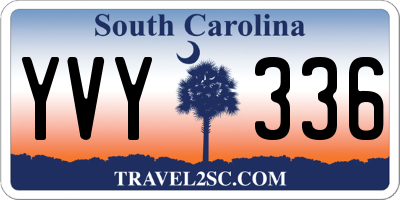 SC license plate YVY336