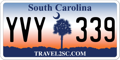 SC license plate YVY339