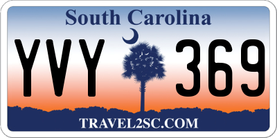 SC license plate YVY369