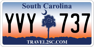 SC license plate YVY737
