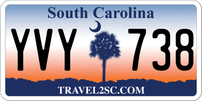 SC license plate YVY738