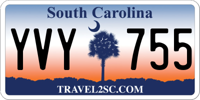 SC license plate YVY755