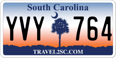 SC license plate YVY764