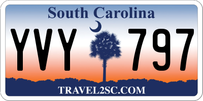 SC license plate YVY797