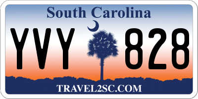 SC license plate YVY828