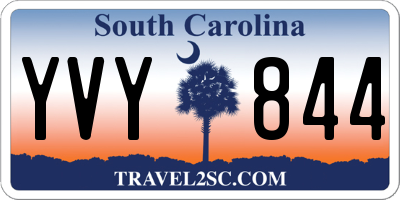 SC license plate YVY844