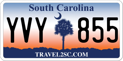 SC license plate YVY855