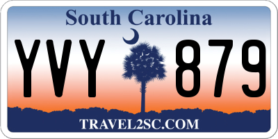 SC license plate YVY879