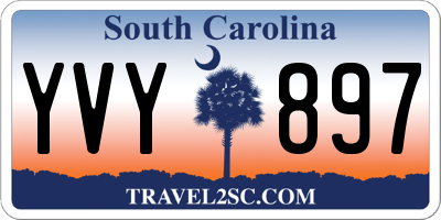 SC license plate YVY897