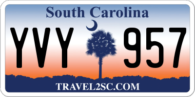 SC license plate YVY957