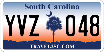 SC license plate YVZ048