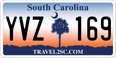 SC license plate YVZ169