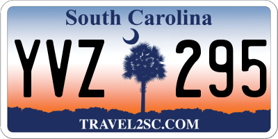 SC license plate YVZ295
