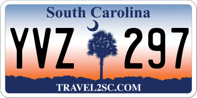 SC license plate YVZ297
