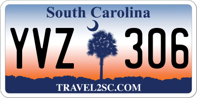 SC license plate YVZ306