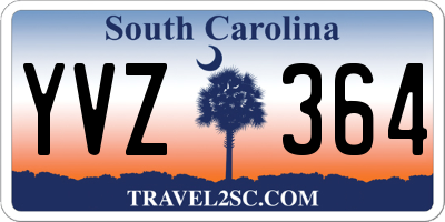 SC license plate YVZ364