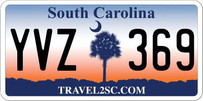 SC license plate YVZ369
