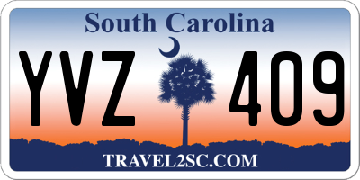 SC license plate YVZ409