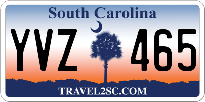SC license plate YVZ465