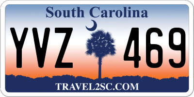 SC license plate YVZ469