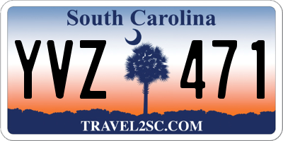 SC license plate YVZ471