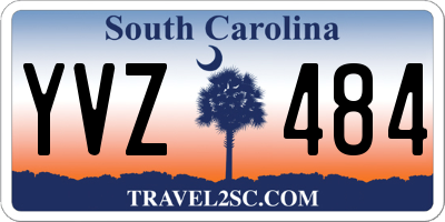 SC license plate YVZ484