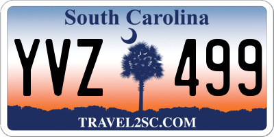 SC license plate YVZ499