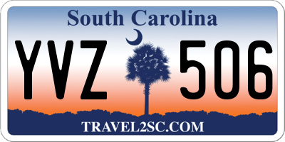 SC license plate YVZ506