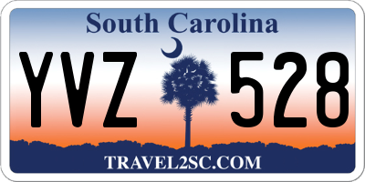 SC license plate YVZ528