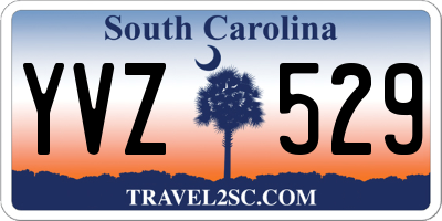 SC license plate YVZ529
