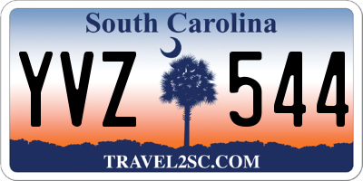 SC license plate YVZ544