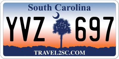 SC license plate YVZ697