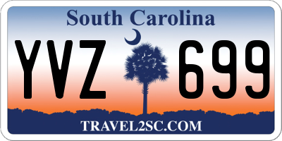 SC license plate YVZ699