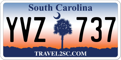 SC license plate YVZ737
