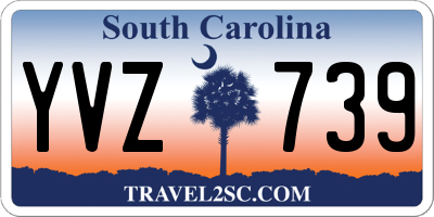 SC license plate YVZ739