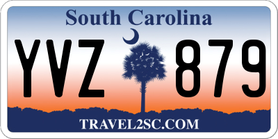 SC license plate YVZ879