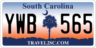 SC license plate YWB565