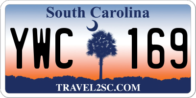 SC license plate YWC169