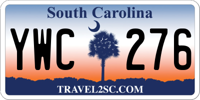 SC license plate YWC276