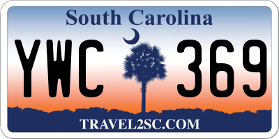 SC license plate YWC369