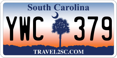 SC license plate YWC379