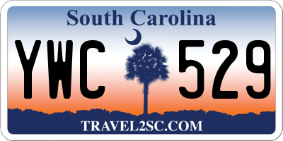 SC license plate YWC529