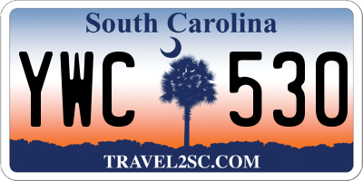 SC license plate YWC530