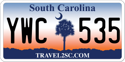 SC license plate YWC535
