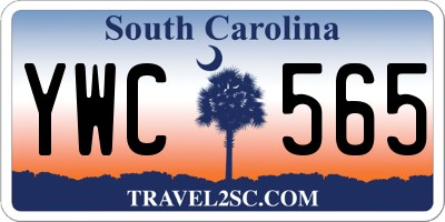 SC license plate YWC565