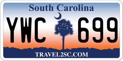 SC license plate YWC699