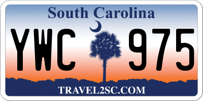 SC license plate YWC975