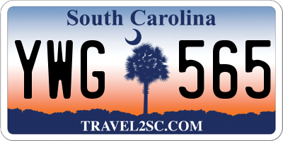 SC license plate YWG565