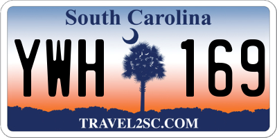 SC license plate YWH169