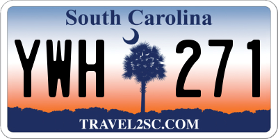 SC license plate YWH271